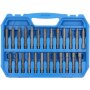 Shock Absorber Tool Kit Hexagon Sockets Bit Adaptors Go-Through Ratchet 43 Pcs