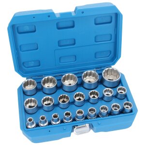 Socket Wrench Set 12-point 12.5 mm 1/2" Drive 8-36...