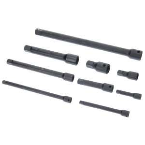 Wobble Extension Bar Set 6.3 mm 1/4" 10 mm 3/8" 12.5 mm 1/2" 45-250 mm 9 Pieces