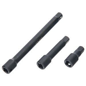 Wobble Extension Bar Set 6.3 mm 1/4" 10 mm 3/8" 12.5 mm 1/2" 45-250 mm 9 Pieces