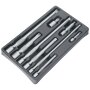 Wobble Extension Bar Set 6.3 mm 1/4" 10 mm 3/8" 12.5 mm 1/2" 50-250 mm 9 Pieces