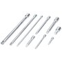 Wobble Extension Bar Set 6.3 mm 1/4" 10 mm 3/8" 12.5 mm 1/2" 50-250 mm 9 Pieces