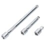 Wobble Extension Bar Set 6.3 mm 1/4" 10 mm 3/8" 12.5 mm 1/2" 50-250 mm 9 Pieces