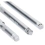 Wobble Extension Bar Set 6.3 mm 1/4" 10 mm 3/8" 12.5 mm 1/2" 50-250 mm 9 Pieces