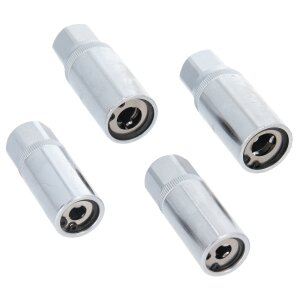 Screw and Stud Extractor Remover Set for Rounded Damaged Sockets Bolts 17 Pcs