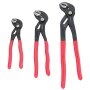 Water Pump Pliers Push Button Adjustable Set Locking Type 180 240 300 mm 3 Pcs.