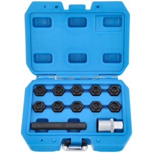 Wheel Nut Lock Key Screws Socket Set Anti-theft Removal...