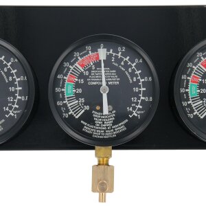 Outil de Synchronisation de Carburateur Vide Testeur avec 4 Manomètres 0-14 Psi