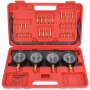 Set di Sincronizzatore Carburatori Vuoto Pressione Tester 4 Manometro 0-14 PSI