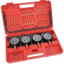 Set di Sincronizzatore Carburatori Vuoto Pressione Tester 4 Manometro 0-14 PSI