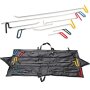 PDR Dent Repair Push Rods Pulling For Car Dent Paintless Hail Removal Tools 8pcs