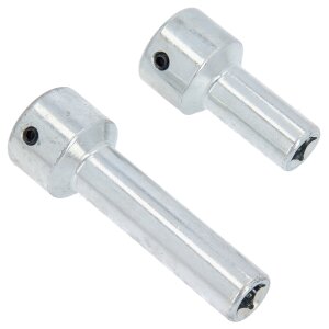 9pc Threading Die Adapter Set M3 - M14 With Extensions & Hex Adapter