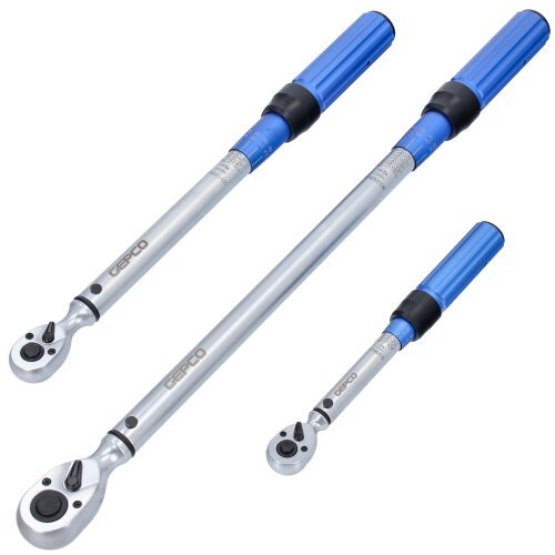 Drive Calibrated Ratchet Torque Wrench Set 1/2 + 1/4 +...