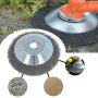 200mm Rotary Steel Wire Wheel Brush Cup Crimp Bevel Wheel Angle Grinder