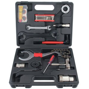 18-pcs Bike Bicycle Complete Maintenance Repair Hand Wrench Tool Kit Set