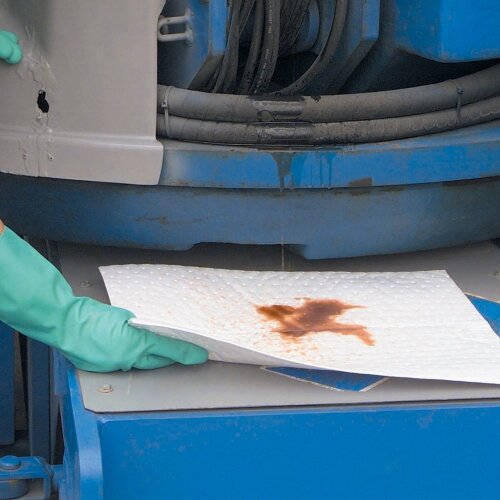GEPCO 1 Pc. Tissu Absorbant pour lHuile 400 mm x 500 mm x 5 mm 100% Polypropylene