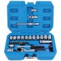 29 Piece 1/4 Inch Drive Go Thru Chrome Vanadium Socket Tool Set