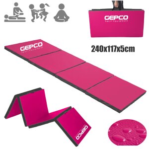 Tapis de Gymnastique Yoga Pliable Tapis Fitness Matelas...