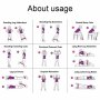 5 SET Fitnessbänder Fitnessband Sport Widerstandsband Gummiband Gymnastikband