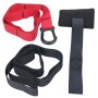 Suspension Trainer Kit Resistance Bands Workout Training Straps Home Fitness RED