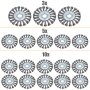 3/5/10-tlg Zopfbürste Drahtbürste Scheibenbürste gezopft Rundbürste Flex 115mm