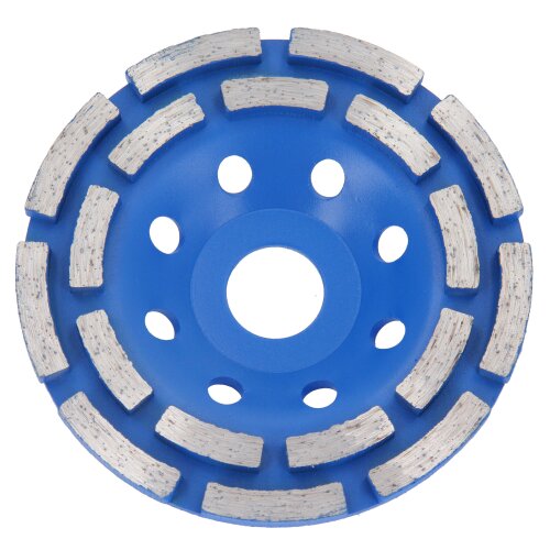 3/5/10 Meule Assiette Diamantée Double Rangée Meuleuses Outil de Décapage Ø115mm