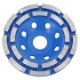3/5/10 Meule Assiette Diamantée Double Rangée Meuleuses Outil de Décapage Ø115mm