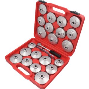 Ölfilterschlüssel Werkzeug Set 23-pcs. Ölfilter Kappen Schlüssel PKW Öl Wechsel