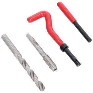 Gewinde Reparatur kit131pezzi M5 M6 M8 M10 M12 Gewindebohrer Einsätze Hülse