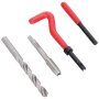 Gewinde Reparatur kit131pezzi M5 M6 M8 M10 M12 Gewindebohrer Einsätze Hülse