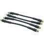 NEU 4 x BREMSSCHLAUCH VORN LINKS RECHTS AUDI 80 89, 89Q, 8A, B3 1.6 1.8 	8C, B4