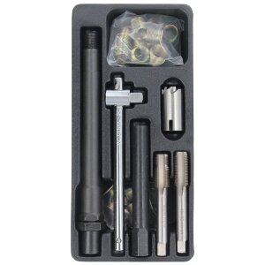 25-tlg Zündkerze Gewinde Reparatursatz Gewindebohrer Set  M14 X 1.25