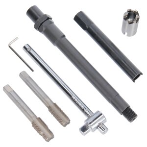 25-tlg Zündkerze Gewinde Reparatursatz Gewindebohrer Set  M14 X 1.25