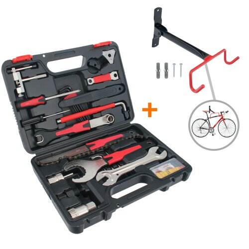 29-pcs Boîte à Outils de Vélo Ensemble doutils de Vélo Réparation doutils