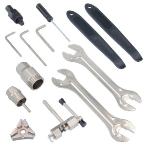 29-pcs Boîte à Outils de Vélo Ensemble doutils de Vélo Réparation doutils