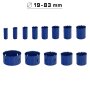 Kit set seghe a tazza 16 pezzi 19-82mm frese per metallo acciaio legno con punte