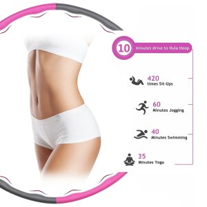 Hula Hoop Pneumatici Pneumatici Fitness Peso diametro...