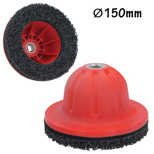 Meuleuse de moyeu de roue Ponceuse à pot Nettoyer Dérouiller Poncer 150mm 1/2"
