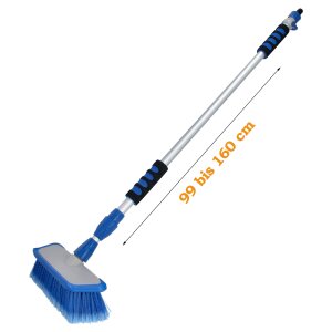 Alu Télescopique Brosse de Lavage Auto Brosse Voiture Camion Nettoyage 99-160cm