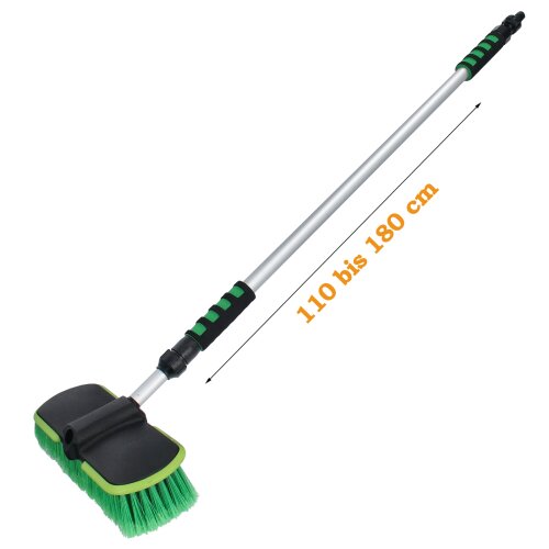 Brosse de Lavage Auto Télescopique Brosse Nettoyage Voiture Camion 110 -  180cm, 23,79 €