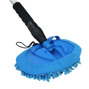 Brosse de lavage avec manche réglable pour véhicule