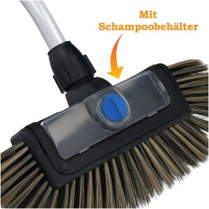 Autowaschbürsten Kopf DWK 25, Autowaschbürste, Bürstenkopf, Waschbesen,  Bürste 30cm, für Teleskopstiel