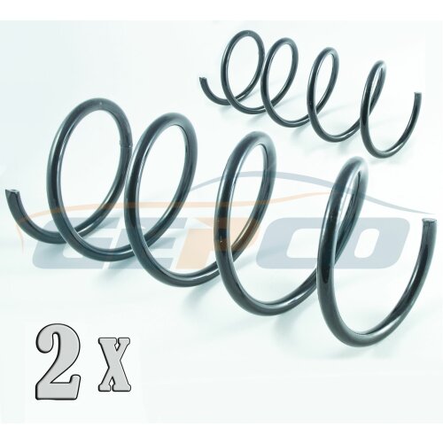 2x FEDER FAHRWERKSFEDER frontVORDERACHSE OPEL ASTRA G 1998-2009