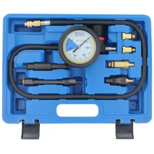 Druckverlust Tester Set 7-tlg. Benzin & Diesel Motor Prüfer Zylinderdruck messen