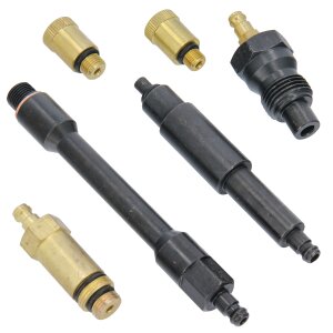 Druckverlust Tester Set 7-pcs. gasolina & Diesel Motor Prüfer Zylinderdruck Messen