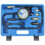 Petrol & Diesel Engine Cylinder Pressure Loss Tester Gauge Meter Adaptors Kit