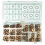GEPCO 150 pcs Rondelles cuivre massif garnitures hydrauliques carburant à anneau plat