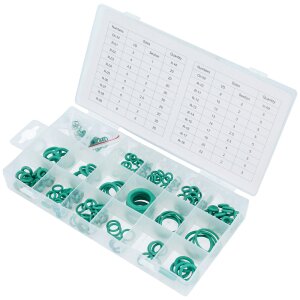 HNBR O-Ring-Sortiment 3-22mm 225-pezzi Dichtringe Set...