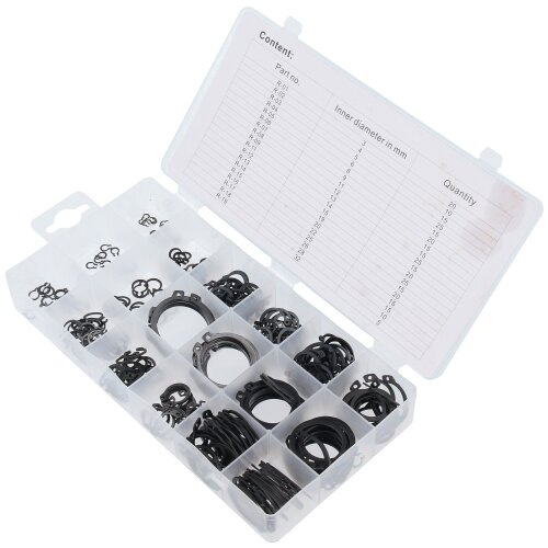 300 Tlg Ø3-32mm Aussen Seegering Set Sicherungsring Sortiment Satz Sprengringe 