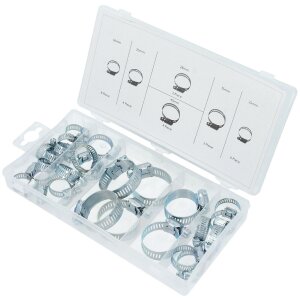 Schlauchschellen kit26-pcs Schlauchklemmen Sortiment Rohrschellen Klemmen SET